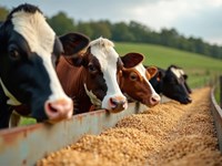 ¿En qué se diferencia el pienso de cerdo del de las vacas?